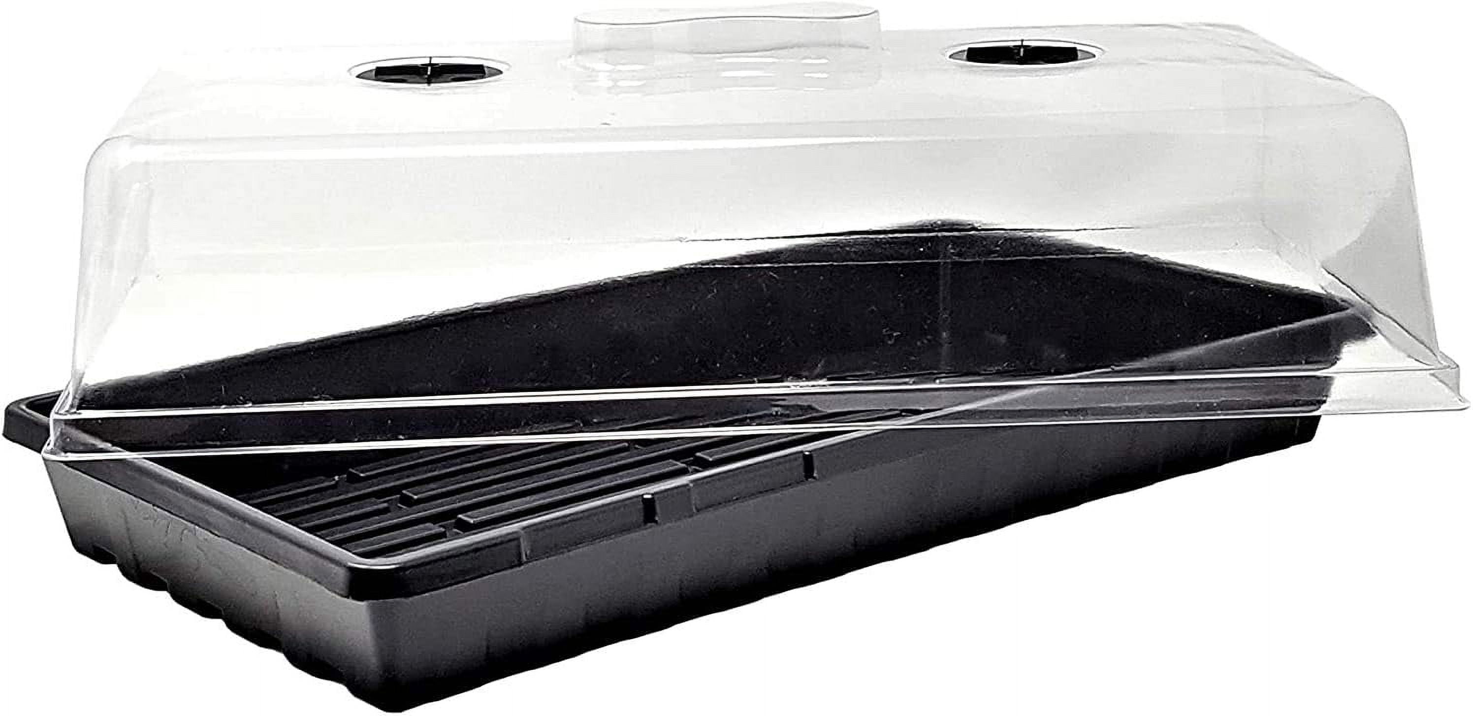 7 Inch Propagation Clear Plastic Tall Domes And 1020 Grow Trays (Trays