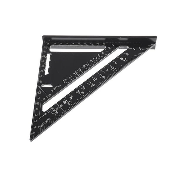 7 Inch Rafter Tool for Carpentry Roofing Layout Measuring Protractor and Home Improvement Projects