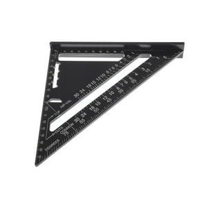 7 Inch Rafter Tool for Precision Roofing Carpentry Layout and Angle Measurement with Durable Construction Design
