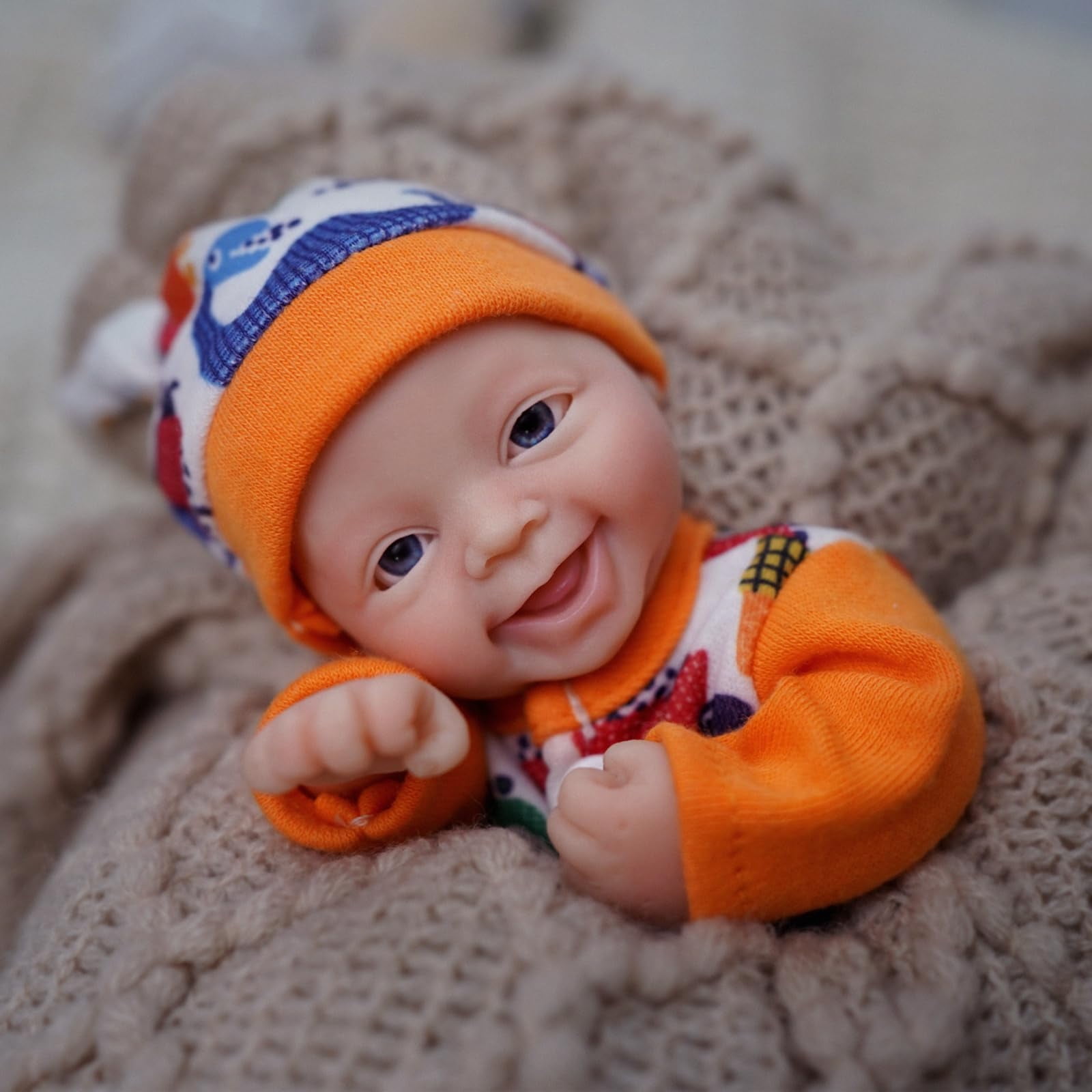 7 Inch Reborn Baby Doll Silicone Doll Boy Alby Mini Realistic Newborn Baby Dolls Silicone Full Body Stress Relief Walmart