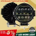 thumbnail image 1 of 7 Inch Round LED Work Light Spot Beam Lamp DRL Driving Reserve Offroad 4x4 US, 1 of 17