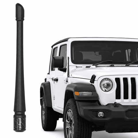 7 Inch Rubber Car Antenna, Replacement Short Antenna with Internal Copper Coil, Compatible with Select Pickup Truck & SUV Models (2009-2026 F-150, F-150 Raptor, 2021-2023 Bronco), Waterproof