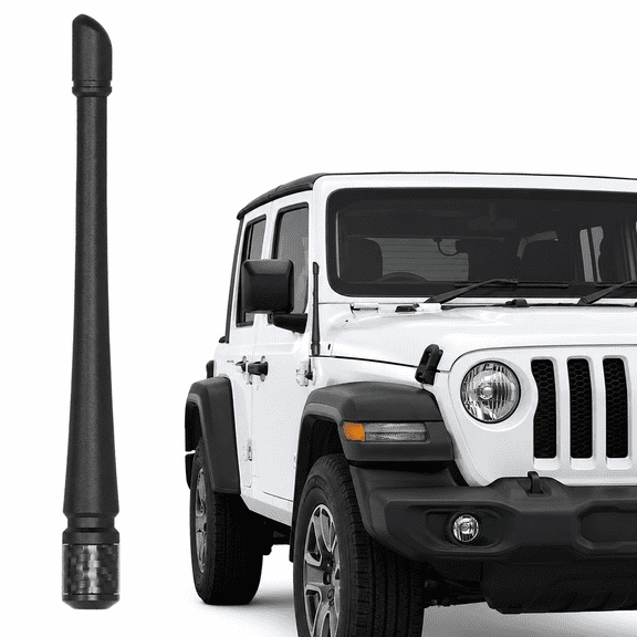 7 Inch Rubber Car Antenna, Replacement Short Antenna with Internal Copper Coil, Compatible with Select Pickup Truck & SUV Models (2009-2026 F-150, F-150 Raptor, 2021-2023 Bronco), Waterproof