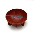 7 Inch Silicone Dome Cake Pan Nonstick Hemisphere Mould Brown 0.35 lbs ...