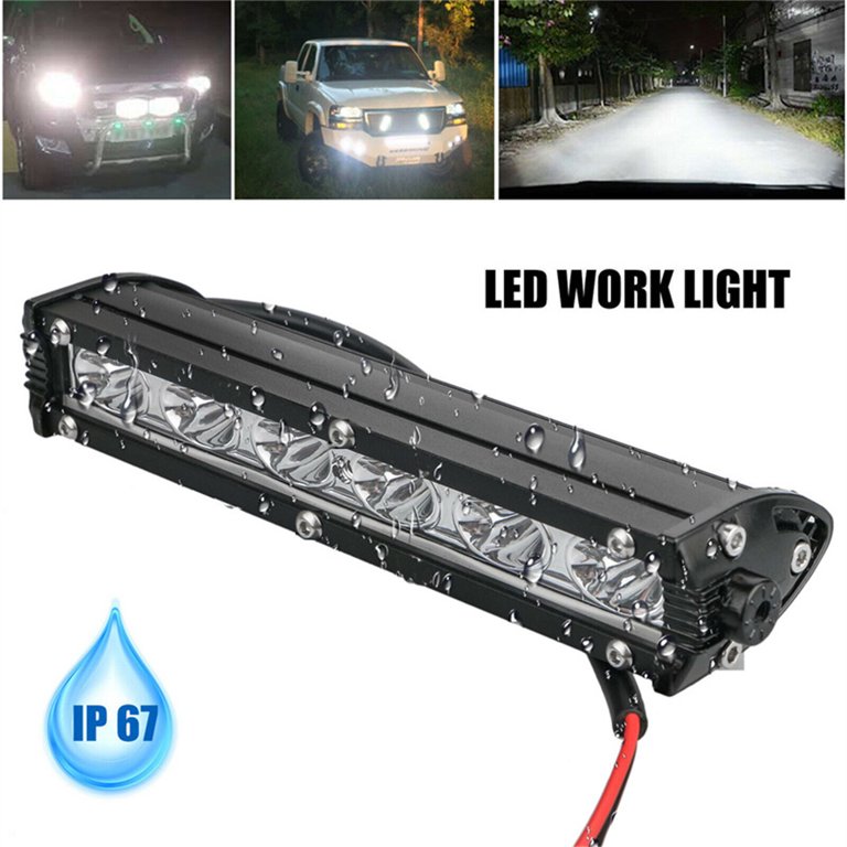 ADTOPI Amber Fog Lights, 7 Inch 2PCS Yellow Led Light Bar Spot Beam 11,520 LM Quad Row Led Pod Lamps Compatible with Jeep Trucks ATV UTV SUV Boat ADTOPI Amber Fog Lights, 7 Inch 2PCS Yellow Led Light Bar Spot Beam 11,520 LM Quad Row Led Pod Lamps Compatible with Jeep Trucks ATV UTV SUV Boat
