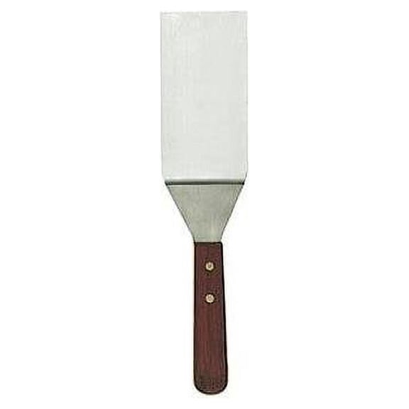 7-Inch Square-End Spatula with Wooden Handle, Set of 6