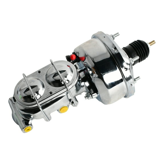 7 Inch Street Hot Rod Power Brake Booster & Master Cylinder Combo Chrome Brakes Custom Car