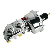 7 Inch Street Hot Rod Power Brake Booster & Master Cylinder Combo Chrome Brakes Custom Car