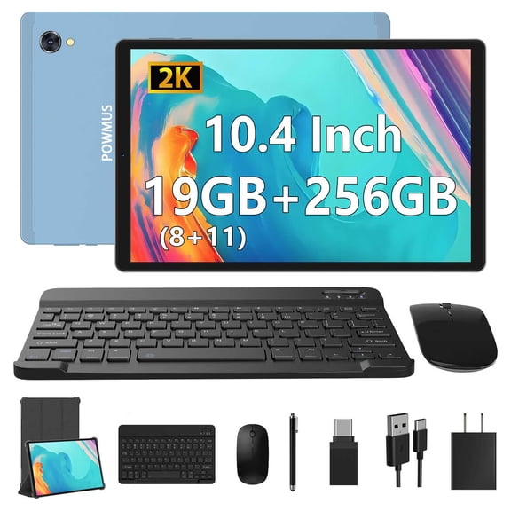 7 Inch Tablet, 2GB RAM 32GB ROM, MicroSD Expansion Up to 256GB, Android 11 WiFi Tablet, 600x1024 LCD Screen for Media, Quad-Core Processor Up to 1.5GHz, 3000mAh Battery, Dual Camera, Type-C,