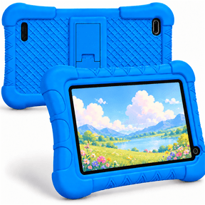 7 inch Tablet, 128GB, Android 13, 8GB (3+5) RAM, Quad-Core, Wi-Fi, Dual Cameras, Blue