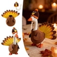 thumbnail image 1 of 7 Inch Thanksgiving Desk Goose Outfit, Fall Turkey Desk Goose, Fall Decoration for Mini Statues Office and Home, Cute Desktop Accessories Shelf Display, Autumn Party Supplies, 1 of 8