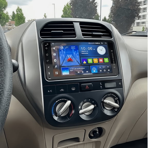7 Inch Touchscreen Android 15 Car Stereo Head Unit Custom Fit for Toyota for Tundra 2000-2006, 2GB+32GB GPS Multimedia Player Support WiFi Bluetooth FM RDS Wireless CarPlay Android Auto
