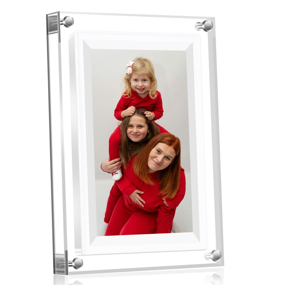 HOT HOT 7-Inch Transparent Acrylic Digital Photo Frame Video Picture Music Player Electronic WIFI 8G