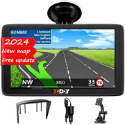 7 Inch Truck GPS Navigation for Car GPS truck navigator Sat Nav 8GB+256MB Speed Voice Guidance Route Planning Lifetime Free Map Update