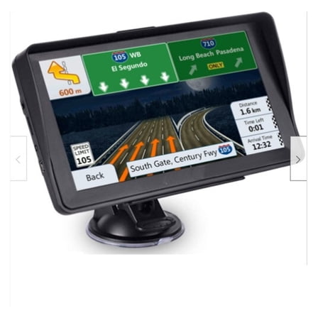 7 Inch Truck Gps Navigator With Touch Screen Europe Map ,Flexible Double Bracket Installation
