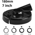 7 Inch Vacuum Dust Shroud Grinding Cover For Angle Hand Grind Grinder Polisher