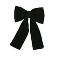 thumbnail image 1 of 7 Inch Velour Hair Bow with Tails, 1 of 5