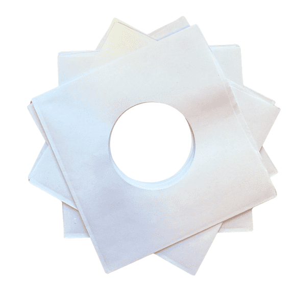 7-Inch Vinyl Record Inner Sleeves, Archival Paper 50 pieces