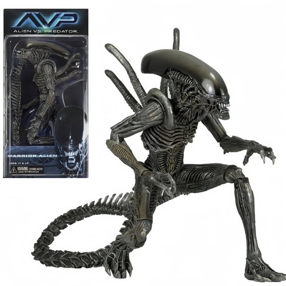 7-Inch Warrior Alien Action Figure Highly Articulated Alien Collectible for Collectors, Premium Detail & Poseable Design