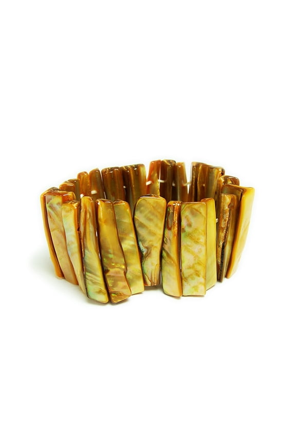 7 Inches Golden Stretch Bracelet