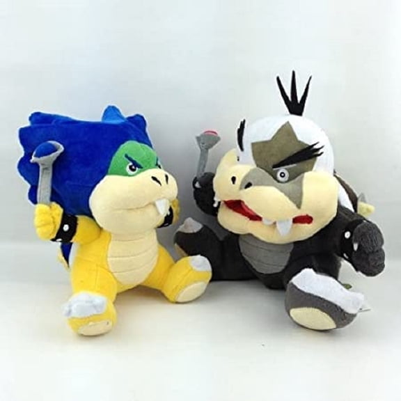 7 Inches Morton Jr Ludwig Roy Koopa Plush Koopalings Stuffed Doll Animals Figure Soft Anime Collection New (Morton and Ludwig)