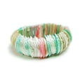 thumbnail image 1 of 7 Inches Multi Color Shell Stretch Bracelet, 1 of 1