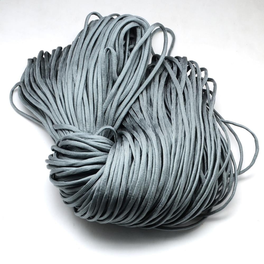 7 Inner Cores Polyester & Spandex Cord Ropes Solid Color for Rope Bracelets Making Cadet Blue 4~5mm about 109.36 yards(100m)/bundle 420~500g/bundle