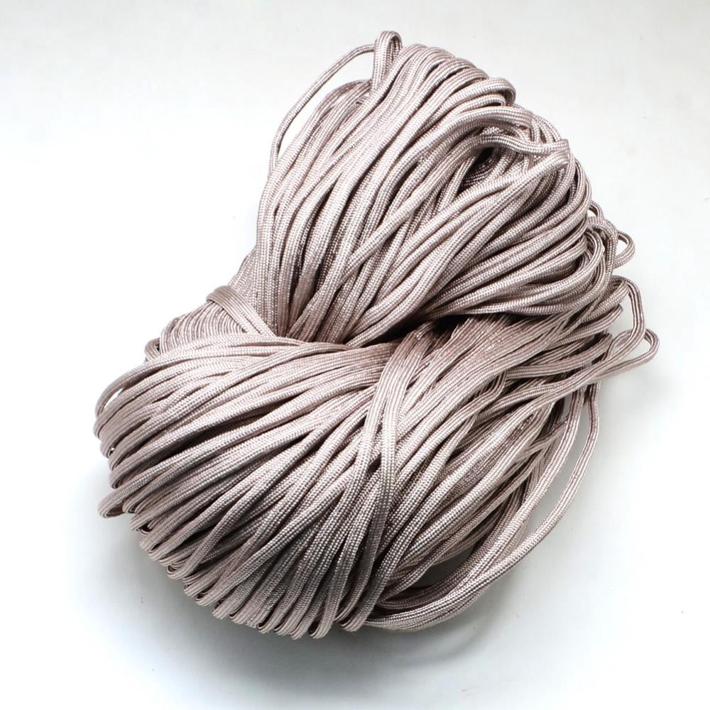7 Inner Cores Polyester & Spandex Cord Ropes Solid color for Rope Bracelets Making Rosy Brown 4~5mm 109.36 yards(100m)/bundle 420~500g/bundle