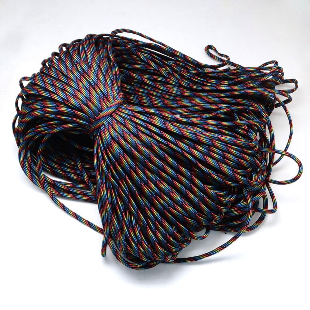 7 Inner Cores Polyester Spandex Cord Ropes for Rope Bracelets Making Colorful 4mm 109.36 yards(100m)/bundle 420~500g/bundle