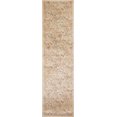thumbnail image 1 of 7' Ivory Machine Woven Floral Traditional Indoor Runner Rug, 1 of 3