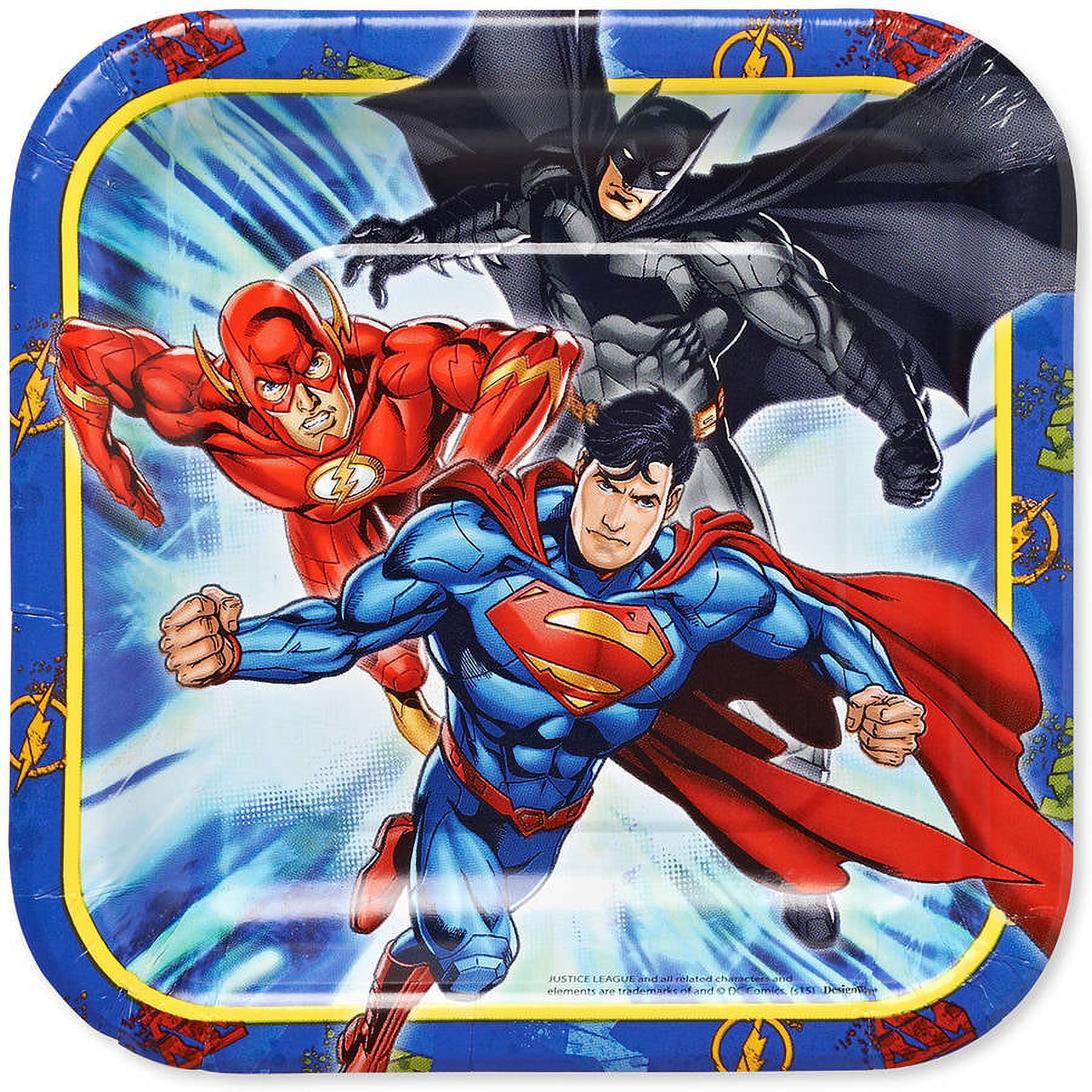 Superman Decorations For Party 11 Justice League Superman Birthday Invitation  Templates... Avengers Birthday Plates, image size:1800x1800