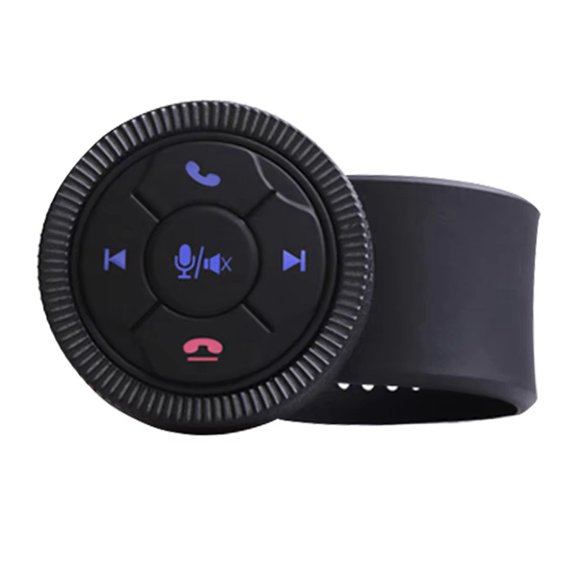 7-Key Car Wireless Steering Wheel Remote Control Button with Backlight Car Radio DVD for Android GPS Accessories Black