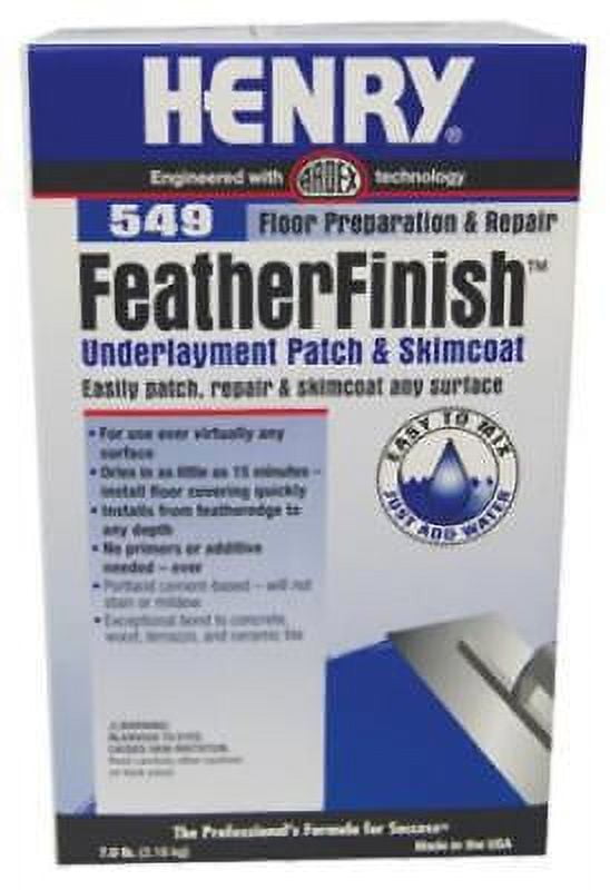 Floor Patch Pro 059 7 LB, #549, Sub Floor Patch & Skim Coat Feather Finish Prep & Prepare ...