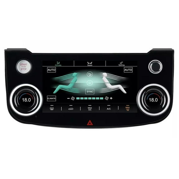 7'' LCD Touch Screen A/C Panel Air Conditioning Climate Control for Jaguar XE XEL XF XFL F-Pace 2015-2020