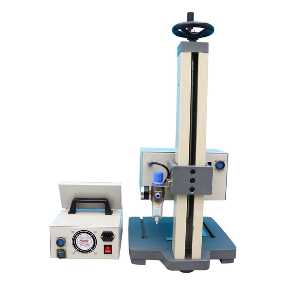 7" LCD Touch Screen Pneumatic Dot Peen Marking Machine Metal Print Integrated Marking Machine 110V