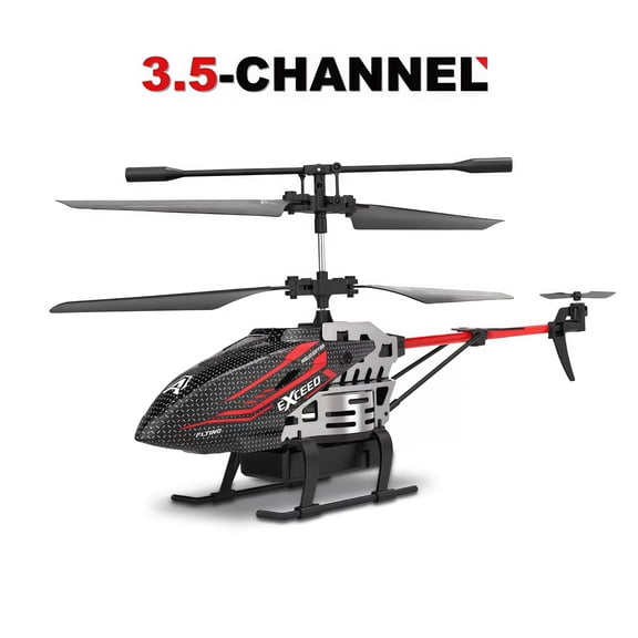 RC Helicopter for Kids with 7 colors LED Lights, Remote Control Helicopter Toy, USB Rechargeable Indoor Outdoor Flying Toy Ages 6+