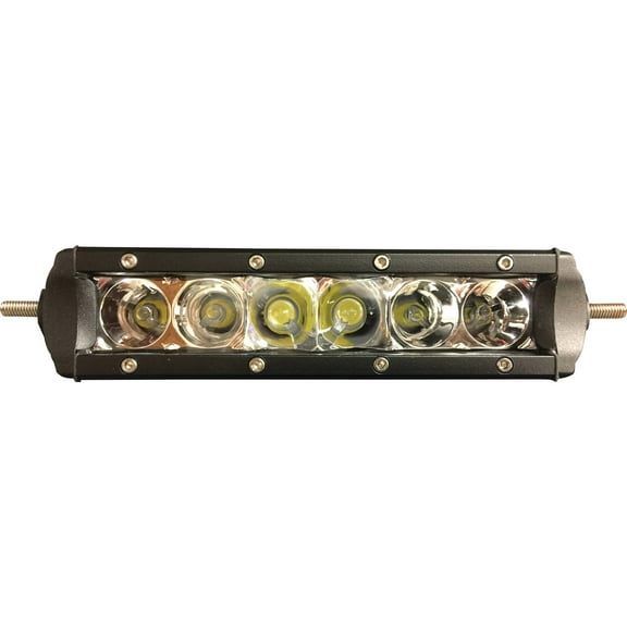 OEM Grade 6 Inch Single Row LED Light Bar Compatible with Agricultural Tractors Combines Skid Steers Loaders Construction Equipment 30W 3400 Lumens Spot Flood 12-24V IP68