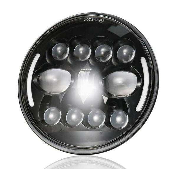 7" LED Motorcycle Truck Auto Running light Front Headlight Headlamp for Chopper