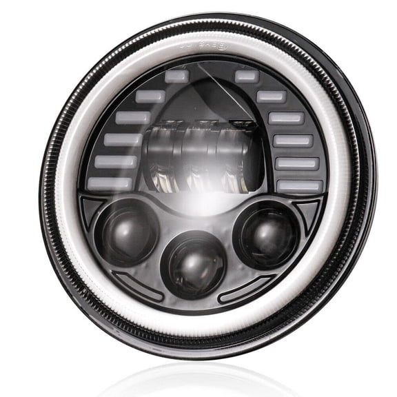 7" LED Motorcycle Truck Auto Running light Turn Signal Headlight for CB GN VT CG