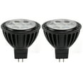 thumbnail image 1 of 7-LED Spotlights, Low Power, 110-240V, Bright White Light Energy-Efficient 7W MR16 LED Bulbs, 2-Pack, 1 of 8