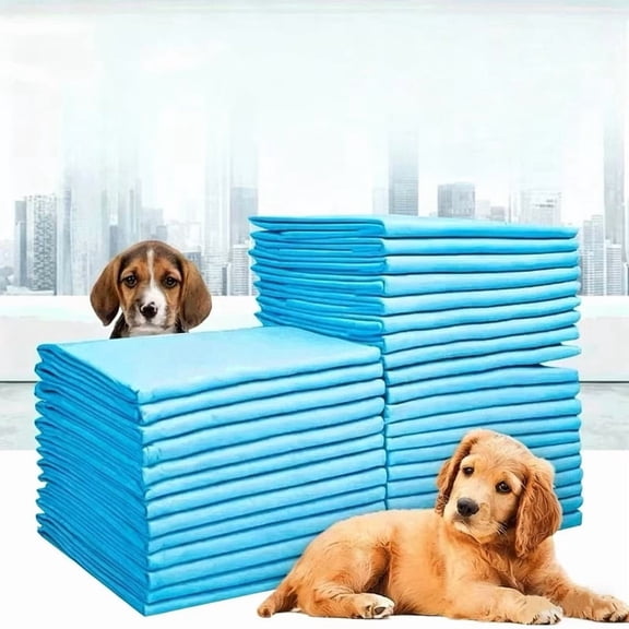 7-Layer Puppy Dog Pads - Powerful Absorbency Dog Wee Wee Pads,Leak Proof, &Fast Dry, Disposable Training Pads for Dogs,17"x23",50 Count