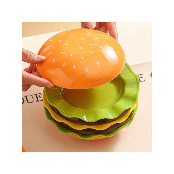 7-Layer Stackable Plastic Plates Set - Multi-Purpose for Dessert/Fruit/Pasta/Party