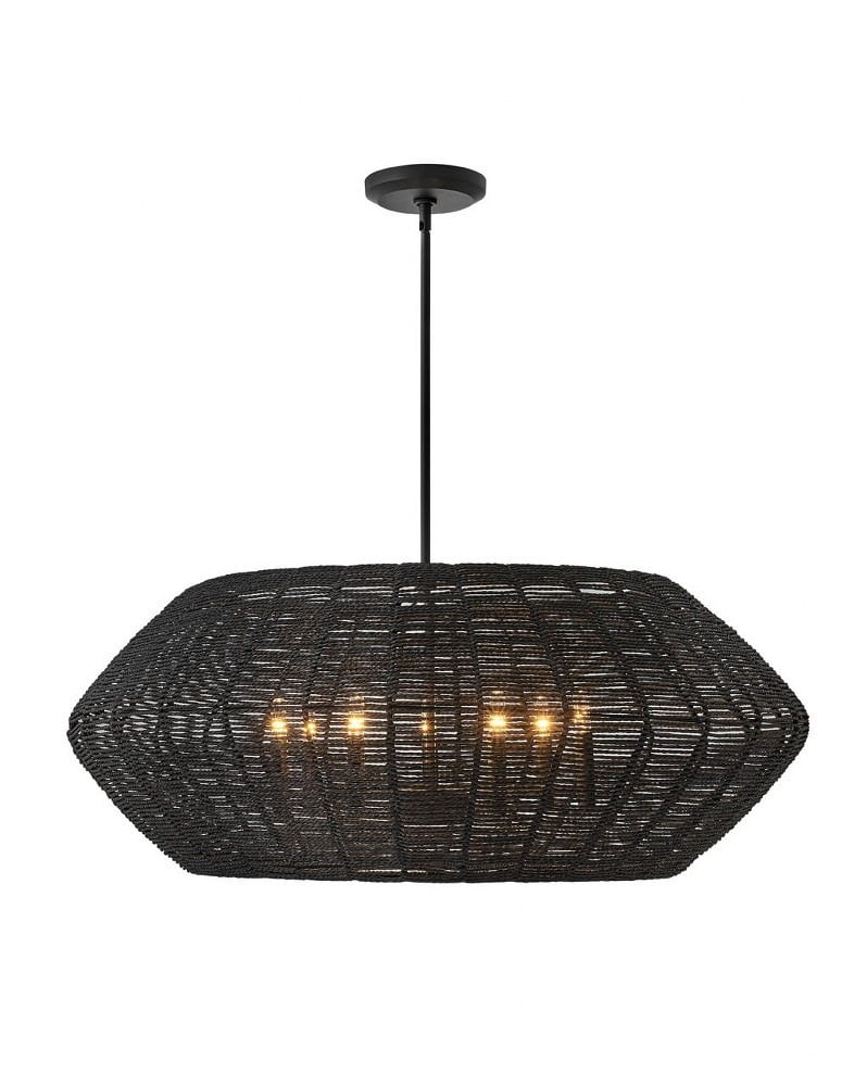 Large drum 2024 shade chandelier