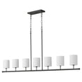 thumbnail image 1 of 7 Light Linear Chandelier-8.75 inches Tall and 4.25 inches Wide-Matte Black Finish Bailey Street Home 183-Bel-5054813, 1 of 1