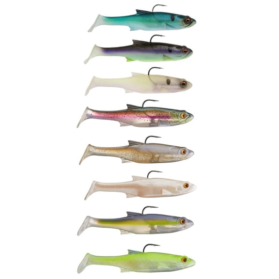 7" Loaded Daingerous Swimbait Shallow Runner - Albino