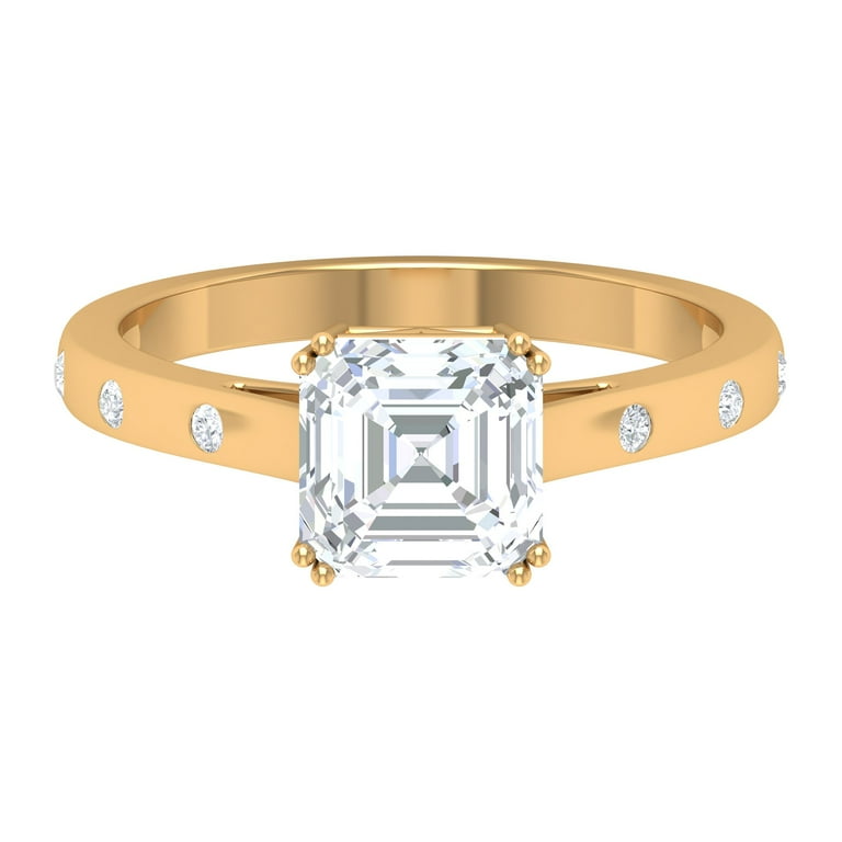 Double prong shop setting ring