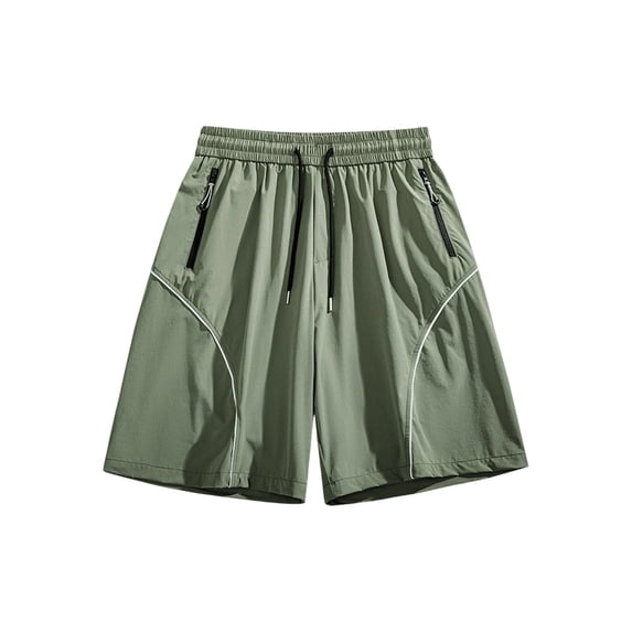 7" Mens Quick Dry Athletic Shorts Elastic Waist Drawstring with Pockets Moisture-Wicking Gym Short Pants Dad Gifts