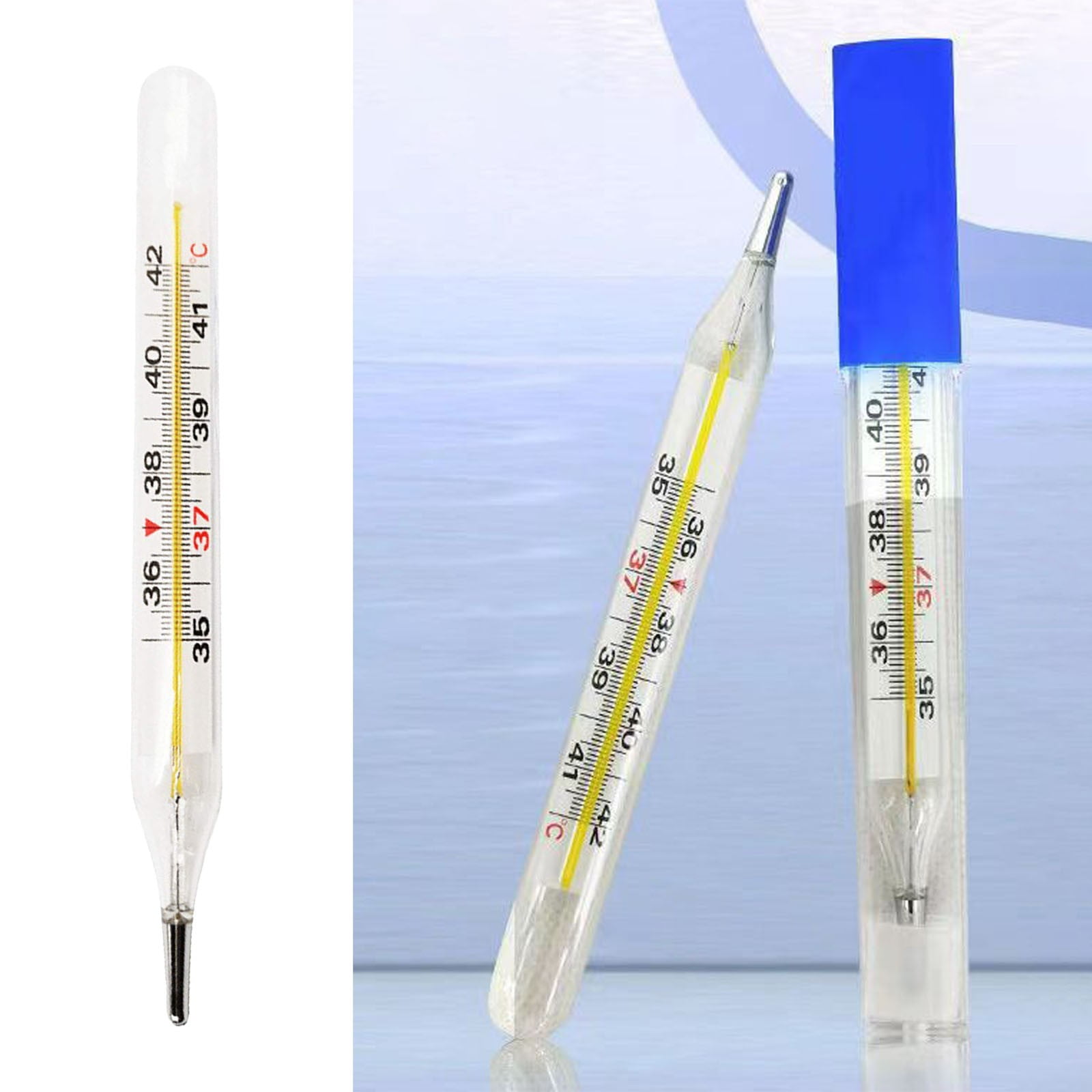 7 Minute Quick Measurement Thermometer, 5in Household MercuryFree