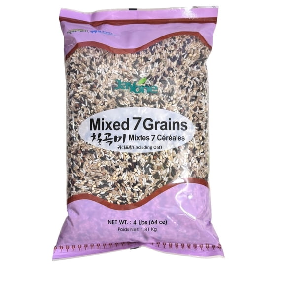 7 Mixed Grains Rice with Oat, Brown Rice, Wild Glutinous Rice, Sorghum, Millet and More 4lb