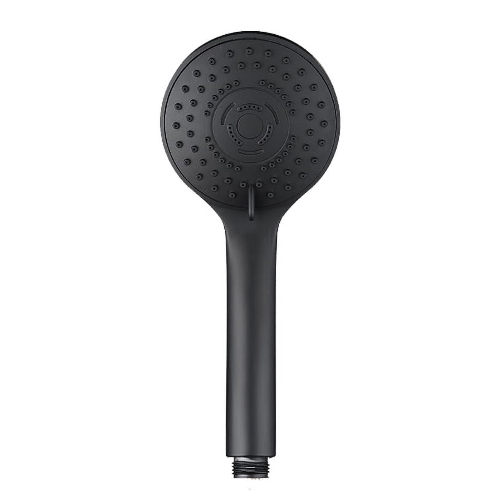7 Modes Adjustable Black Bath Rain Shower Head High Pressure Water ...